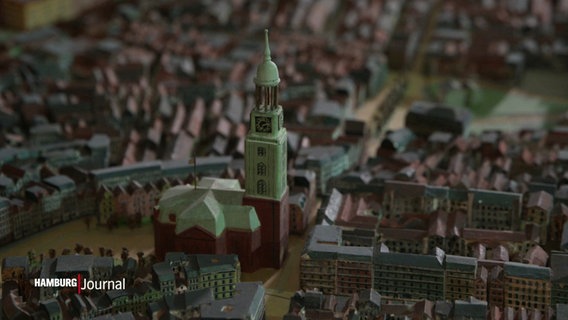 Ein Miniaturmodell der Stadt © Screenshot 