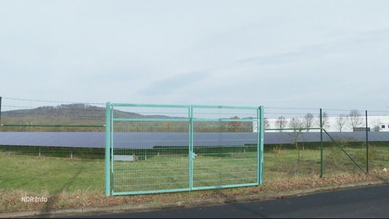 Eine Solaranlage in Nörten-Hardenberg. © Screenshot 