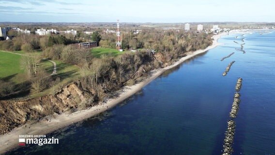 Die Steilküste bei Kiel-Schilksee © Screenshot 