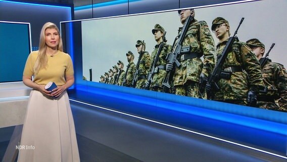 Bibiana Barth moderiert NDR Info. © Screenshot 