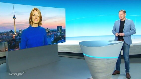 Jessy Wellmer im Gespräch mit Thilo Tautz. © Screenshot 