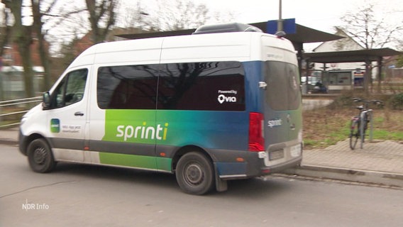 Der Sprinter Sprinti unterwegs auf der Straße © Screenshot 