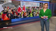 Eva Diederich moderiert das Hamburg Journal um 18:00 Uhr. © Screenshot 