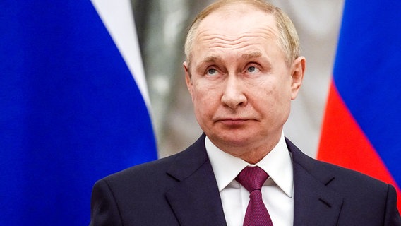 Der russische Präsident Wladimir Putin. (extra 3 vom 22.02.2024 im Ersten) © NDR 