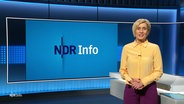 Susanne Stichler moderiert NDR Info. © Screenshot 
