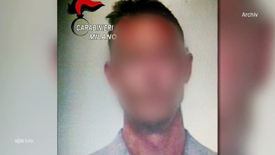 unkenntlich gemachtes Passfoto des Angeklagten © Screenshot 