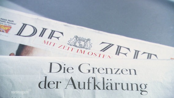 Nahaufnahme eines Zeitungsartikels über den Historiker Roman Grafe. © Screenshot 