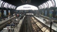 Der Hamburger Hauptbahnhof. © Screenshot 