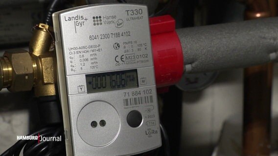 die digitale Anzeige eines Stromzählers © Screenshot 