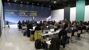 Der volle Konferenzsaal der VW-Jahrespressekonferenz. © Screenshot 