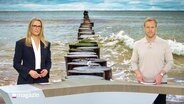 Gabi Lüeße und Henrik Hansens moderieren das Schleswig-Holstein Magazin um 19:30 Uhr. © Screenshot 