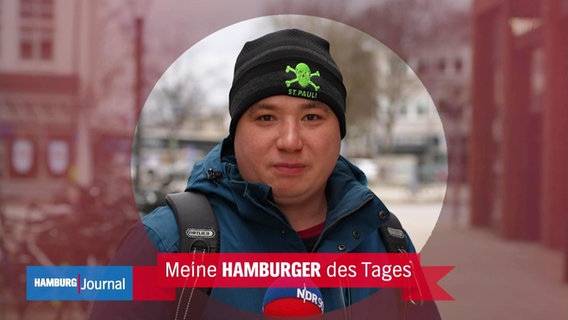 Paul Hömmen aus Barmbek kürt seine Hamburger des Tages. © Screenshot 