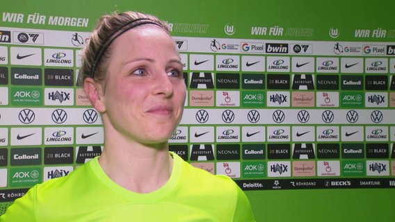 VfL-Spielerin Svenja Huth © Screenshot 