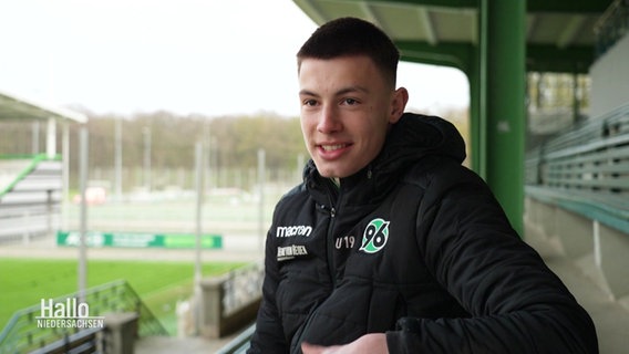 Jonas Schwanke, Torwart-Nachwuchs bei Hannover 96. © Screenshot 