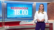 Tina Hermes moderiert Niedersachsen 18.00. © Screenshot 
