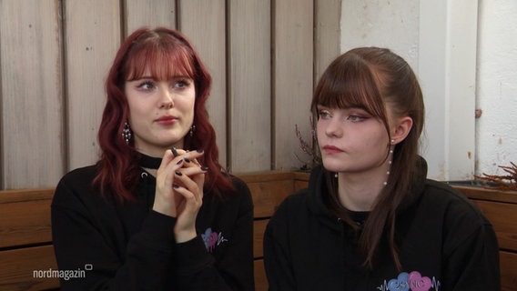 Emma und Mina aus Rostock. © Screenshot 