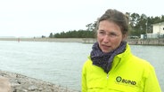 Naturschützerin Corinna Cwielag vom BUND MV im Gespräch. © Screenshot 