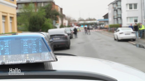 Das Blaulicht eines Polizeiautos. © Screenshot 