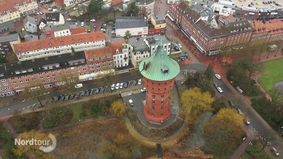 Der alte Wasserturm in Cuxhaven © Screenshot 