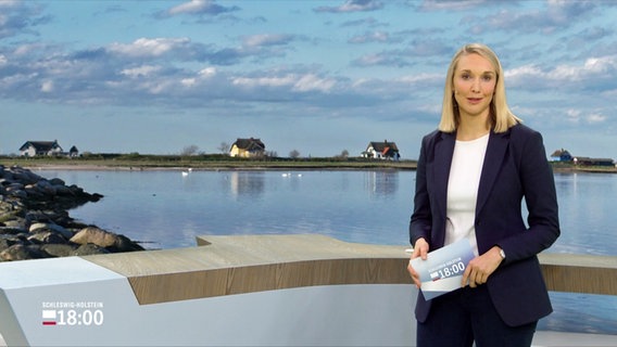 Alexandra Bauer moderiert Schleswig-Holstein 18.00. © Screenshot 