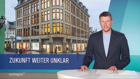 Die Zukunft der Warenhäuser in Wismar und Rostock ist weiter ungewiss. © Screenshot 