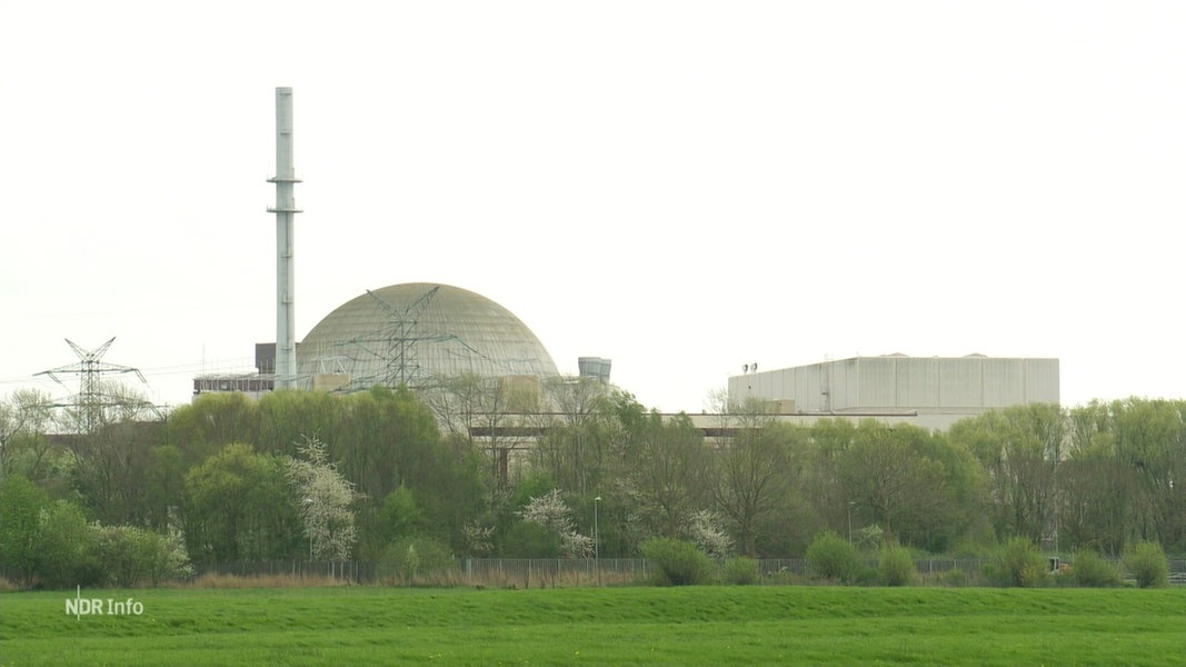 Das Atomkraftwerk in Brockdorf.