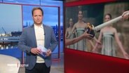 Christian Buhk moderiert das Hamburg Journal um 18:00 Uhr. © Screenshot 