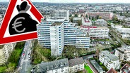 Das Gebäude in dem das Finanzamt in Wiesbaden ist. (extra 3 vom 18.04.2024 im Ersten) © NDR 