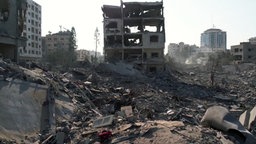 Zerstörte Häuser in Gaza © NDR 
