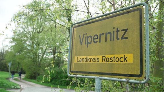 Ortschild von Vipernitz. © Screenshot 