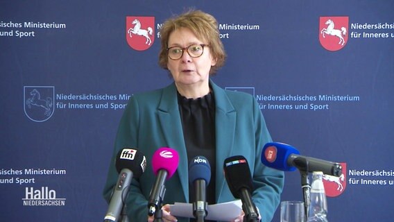 Innenministerin Behrens, SPD © Screenshot 