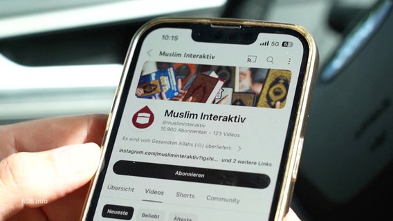 "Muslim Interaktiv" auf einem Smartphone. © Screenshot 