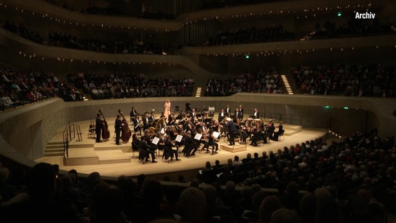 Konzert in der Elbphilharmonie © Screenshot 