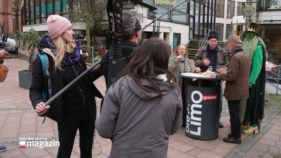 Filmteam beim Dreh in Kiel. © Screenshot 