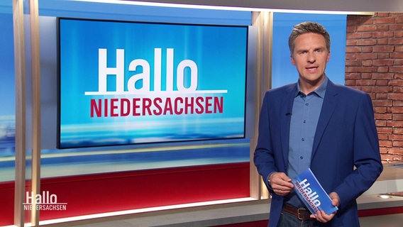 Arne-Torben Voigts moderiert Hallo Niedersachsen. © Screenshot 