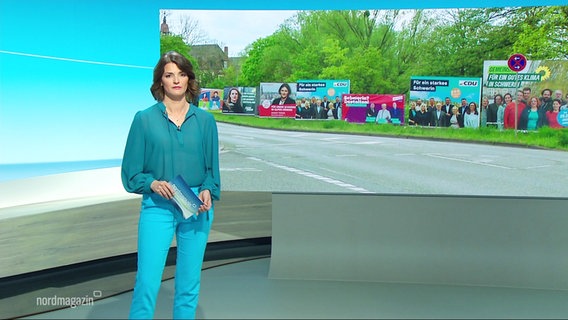 Frauke Rauner moderiert das Nordmagazin um 19:30 Uhr. © Screenshot 