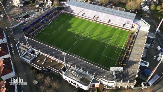 Das Stadion des VfL Osnabrück. © Screenshot 