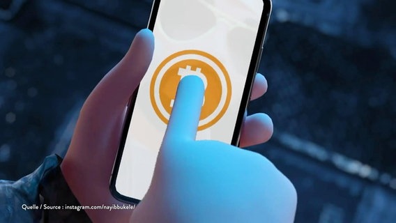 Eine animierte Hand tippt auf einen Handybildschirm © Screenshot 