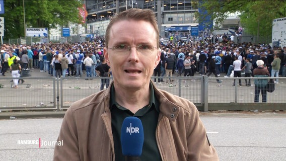 Reporter Heiko Sander berichtet. © Screenshot 