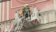 Die Feuerwehr bei einem Probe-Einsatz. © Screenshot 