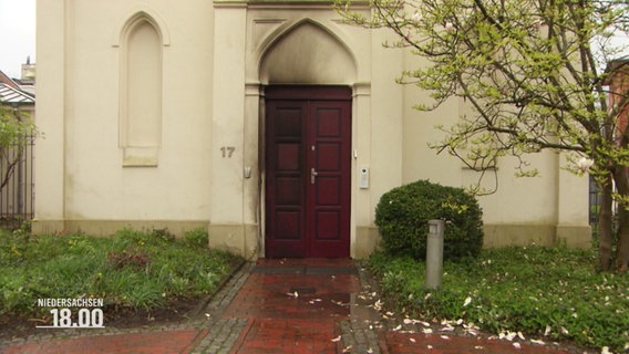 Der Eingangsbereich der Oldenburger Synagoge. © Screenshot 