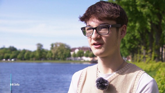 Marius Poupart, Austauschschüler aus Frankreich © Screenshot 