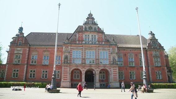 Das Harburger Rathaus. © Screenshot 