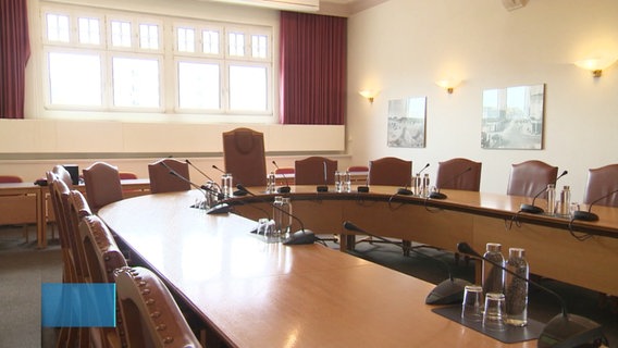 Sitzungsraum im Sylter Rathaus © Screenshot 