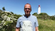 Stefan Kreibohm moderiert das Wetter auf der Insel Hiddensee. © Screenshot 