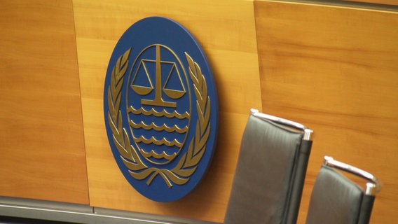 Das Logo des Internationalen Seegerichtshofes in Hamburg © Screenshot 