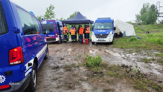 Mitarbeitende des THW Niedersachsen sind in den Hochwassergebieten in Süd-West-Deutschland im Einsatz. © Screenshot 