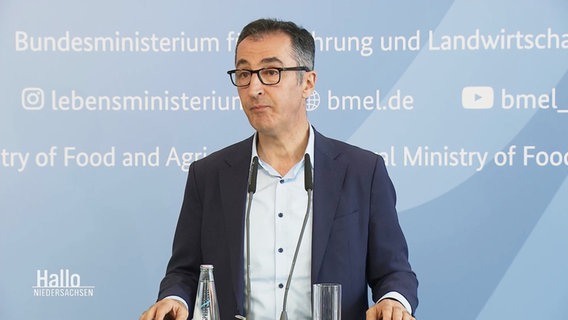 Bundeslandwirtschaftminister Cem Özdemir, Die Grünen © Screenshot 