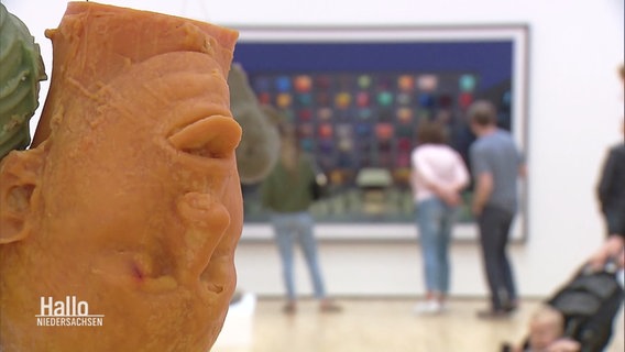 Ausstellungsansicht im Kunstmuseum Wolfsburg. © Screenshot 