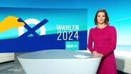 Frauke Rauner moderiert das Nordmagazin. © Screenshot 